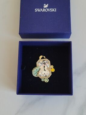 Swarovski Large Gold-Tone Fruit Pendant